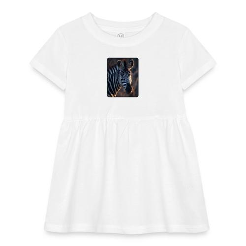 Majestic Zebra Sunset Portrait Design - Infant Baby Rib Dress