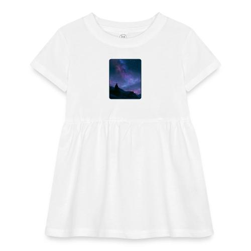 Stargazer Nebula Night Sky Art - Infant Baby Rib Dress