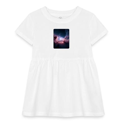 Radiant Cosmic Nebula Artwork - Infant Baby Rib Dress
