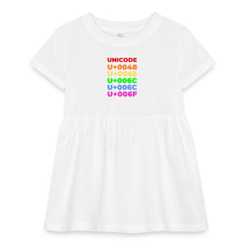 Hello, in unicode - Infant Baby Rib Dress