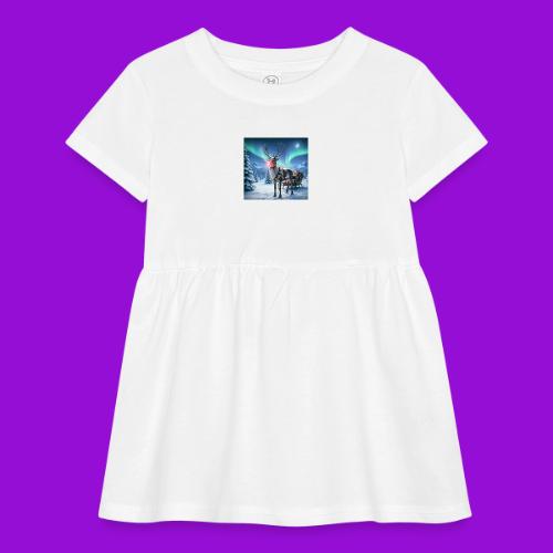 Rudolph the red nosed reindeer - Infant Baby Rib Dress