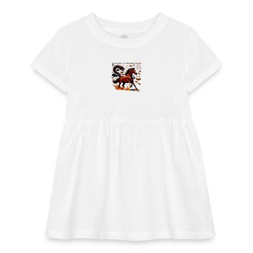 Year of the Horse Victory T Shirt, Lunar New Year - Infant Baby Rib Dress