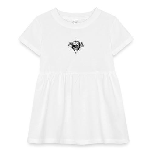 Gothic Filigree Skull - Infant Baby Rib Dress