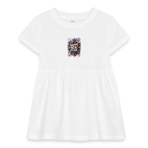 New Year's Party Horn T-Shirt - Infant Baby Rib Dress