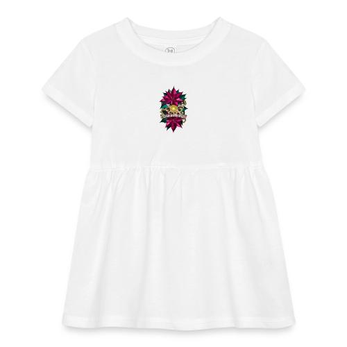 Queen of the Solstice Poinsettia T-Shirt - Infant Baby Rib Dress