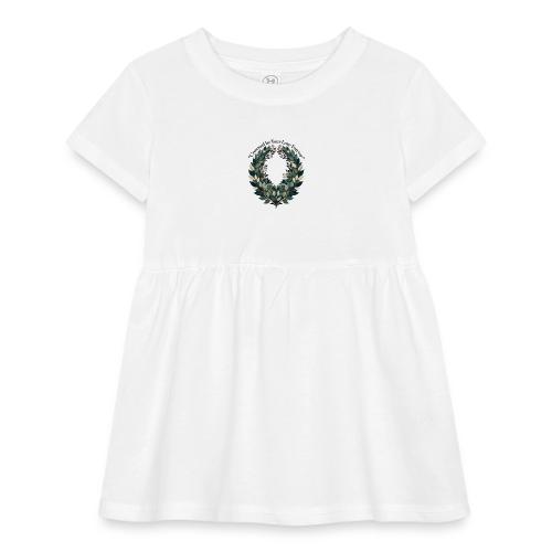 Crowned by Your Love Forever Laurel Wreath T-Shirt - Infant Baby Rib Dress