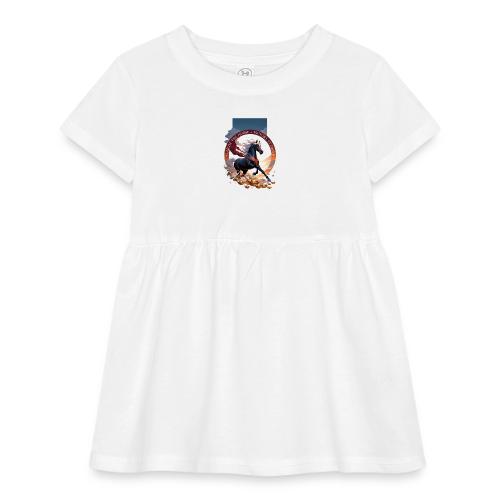 Year of the Horse Dawn T Shirt,Lunar New Year Gift - Infant Baby Rib Dress