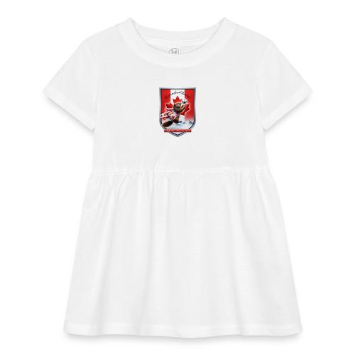 Canada Beaver Ascent T-Shirt, Canadian Pride Gift - Infant Baby Rib Dress