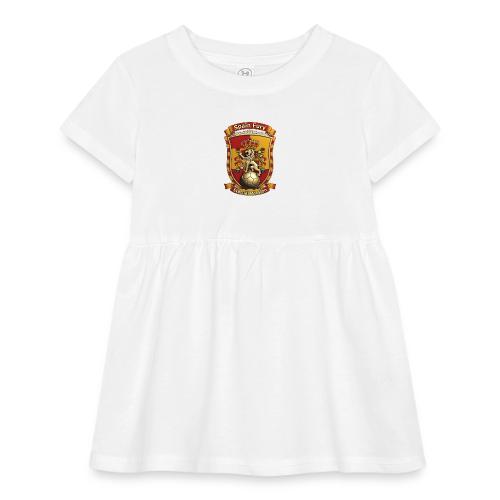 Spain Lion Fury T-Shirt, Spanish Crest Gift - Infant Baby Rib Dress