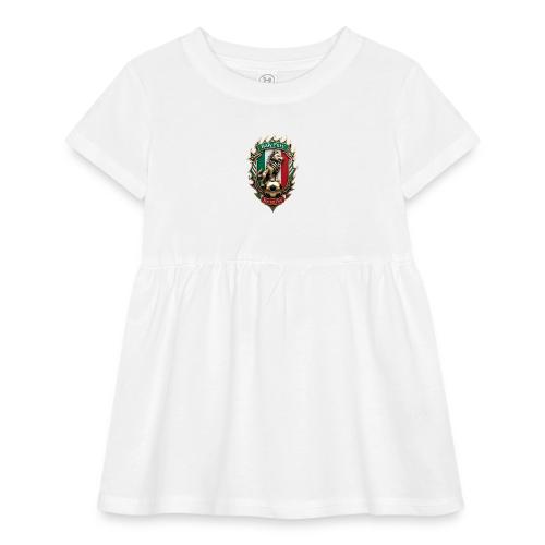 Italy Wolf Fury T-Shirt, Italian Flag Pride Gift - Infant Baby Rib Dress