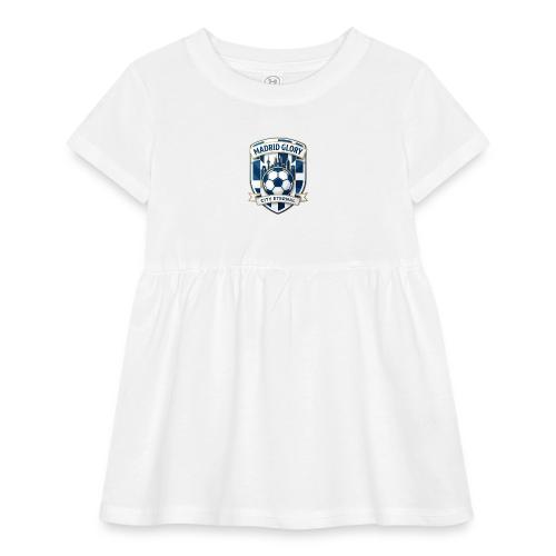 Madrid Skyline Glory T Shirt, Madrid Fan Gift - Infant Baby Rib Dress