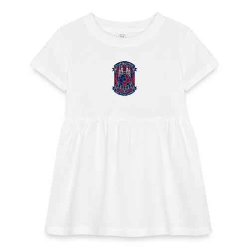 Barcelona Red Heritage T Shirt, Barsa fan Gift - Infant Baby Rib Dress
