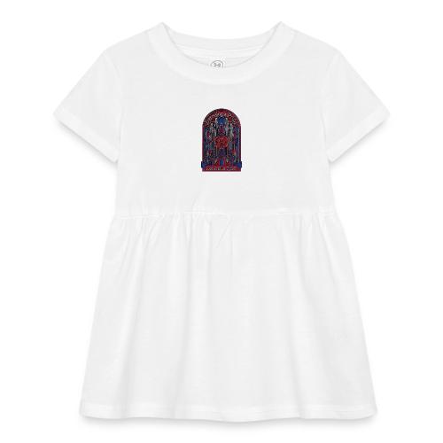 Barcelona Scarlet Pride T Shirt, Vibrant City Gift - Infant Baby Rib Dress