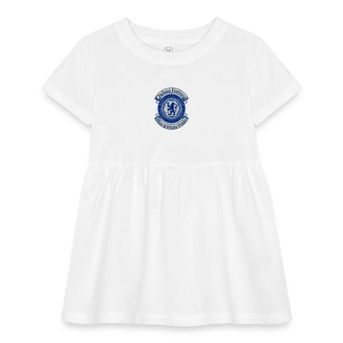 Chelsea Fortress T Shirt, Soccer City Pride Gift - Infant Baby Rib Dress