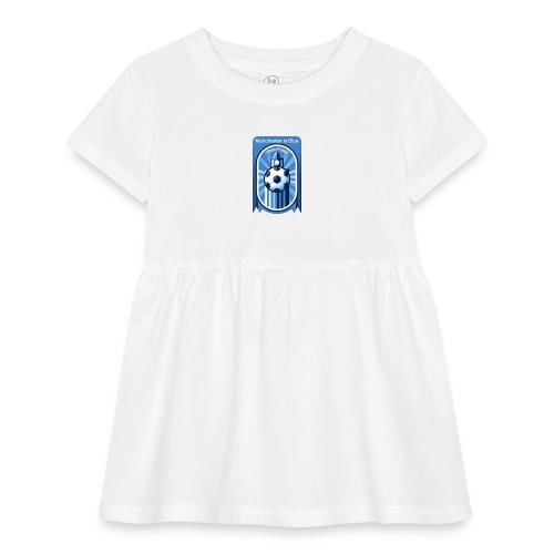 Manchester is Blue Soccer City T Shirt, Apparel - Infant Baby Rib Dress
