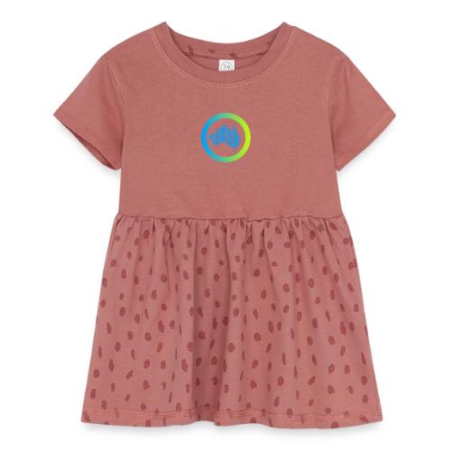 Gradient Symbol Only - Infant Baby Rib Dress