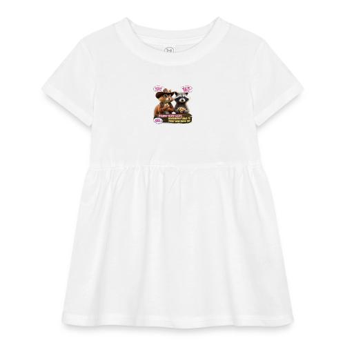 Freedom Squirrel and Raccoon - Infant Baby Rib Dress