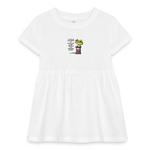Public Comment Lizard Design - Infant Baby Rib Dress