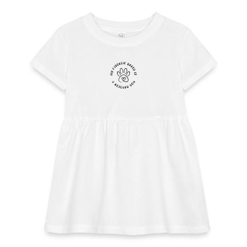 Favorite breed? Rescued dog! - Infant Baby Rib Dress