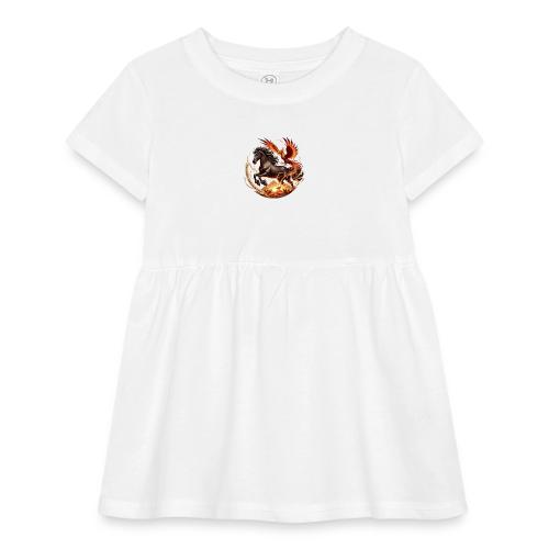 Year of the Horse Phoenix T Shirt, Lunar NY Gift - Infant Baby Rib Dress