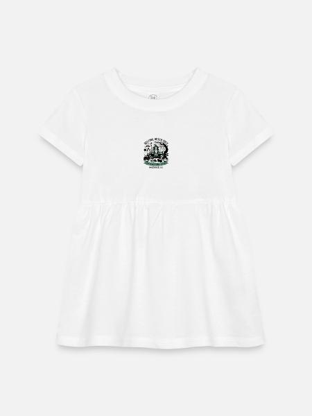 The Resting Witch Face Salem Massachusetts Social - Infant Baby Rib Dress - white - Front