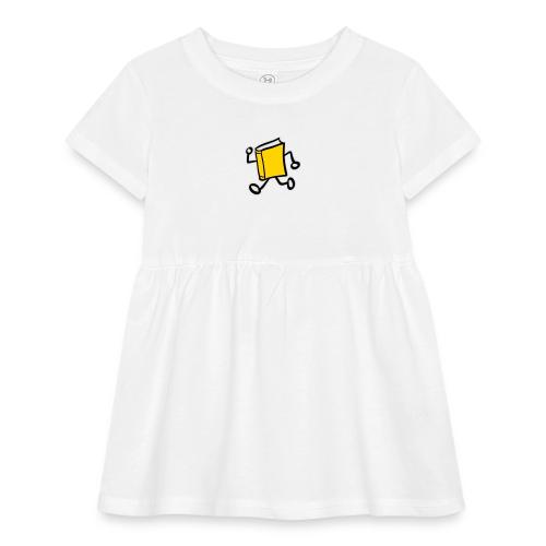 internal bally solo 3 colour white outline - Infant Baby Rib Dress