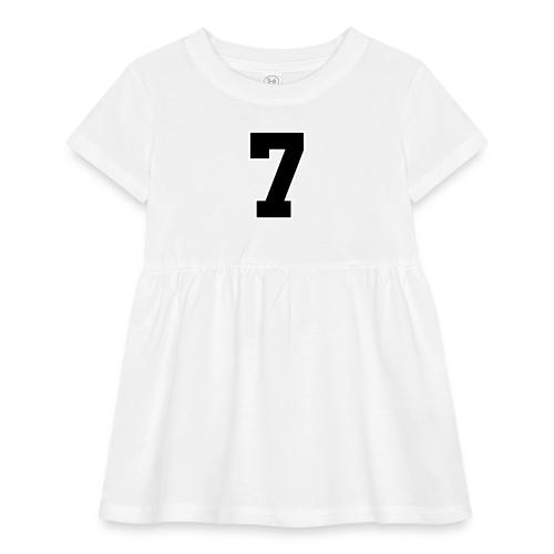 Varsity Number 7 Athletic Look - Infant Baby Rib Dress