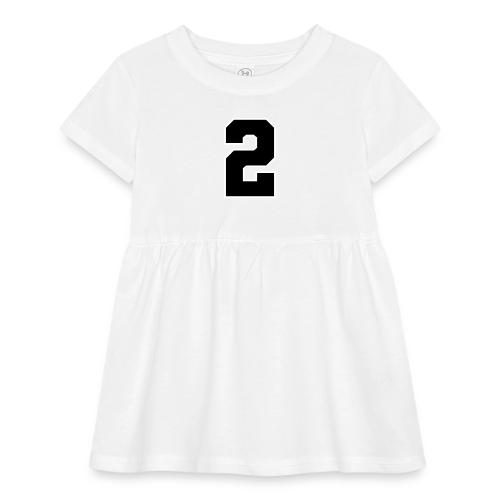 Varsity Number 2 Sports Design - Infant Baby Rib Dress