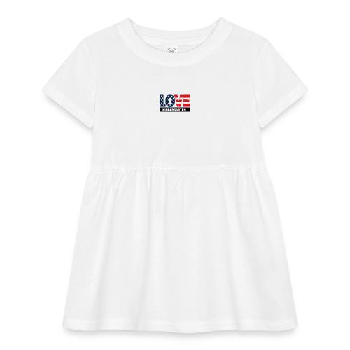 Love Kindergarten Patriotic Graduation - Infant Baby Rib Dress