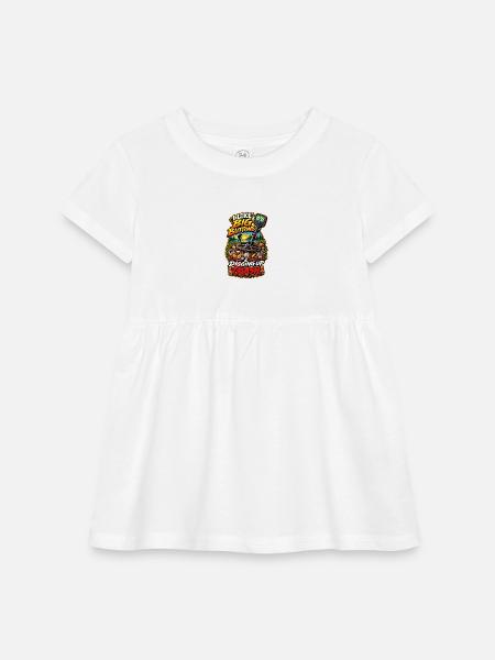Metal Detecting Shirt | Funny Treasure Hunt Tee - Infant Baby Rib Dress - white - Front