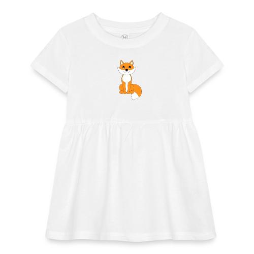 Clever Orange Fox - Infant Apparel and Cocoa Mug - Infant Baby Rib Dress