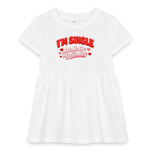 I’m Single Retro Bubble - Infant Baby Rib Dress