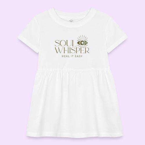 Soul Whisper - Metallic Design - Infant Baby Rib Dress