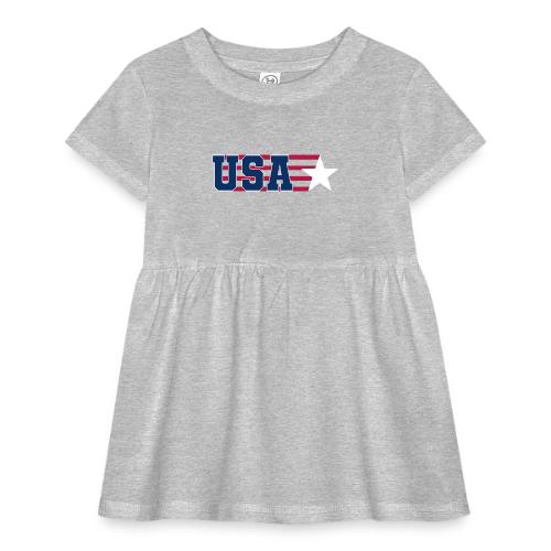 Star Stripe USA - Infant Baby Rib Dress