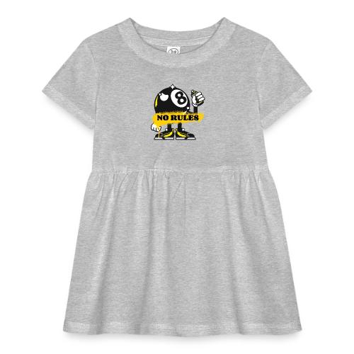No Rules 8 Ball - Infant Baby Rib Dress