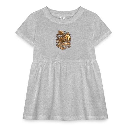 Pit Bull Howling Moon Fantasy Forest Tee - Infant Baby Rib Dress