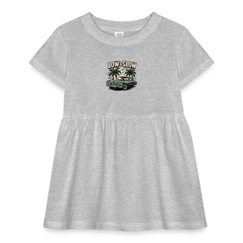 Classic Lowrider Car | Low & Slow Retro T-Shirt - Infant Baby Rib Dress