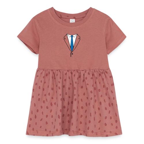 Suit with Blue Tie - Infant Baby Rib Dress