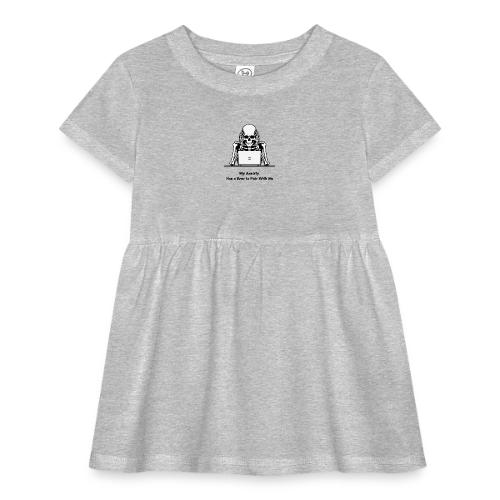 My Anxiety Has a Bone to Pick With Me T-Shirt - Infant Baby Rib Dress