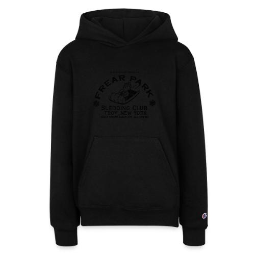RO Frear Park Sledding Club Distressed Dark - Champion Youth Hoodie