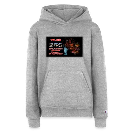 1776 - 2026 - 250 Years USA | Fireworks - Champion Youth Hoodie
