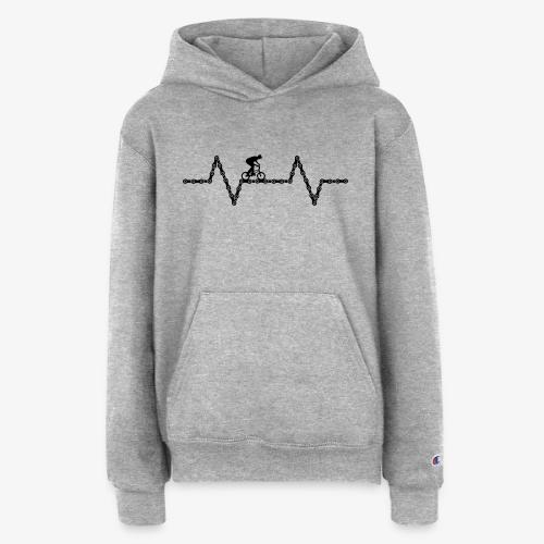 bmx bike heartbeat - Champion Youth Hoodie