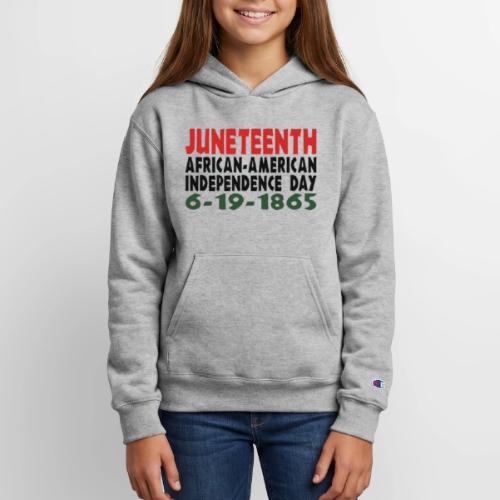 Junteenth Independence Day - Champion Youth Hoodie