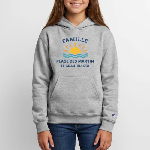 Family Beach Shirt – Plage des Martin Design - Champion Youth Hoodie
