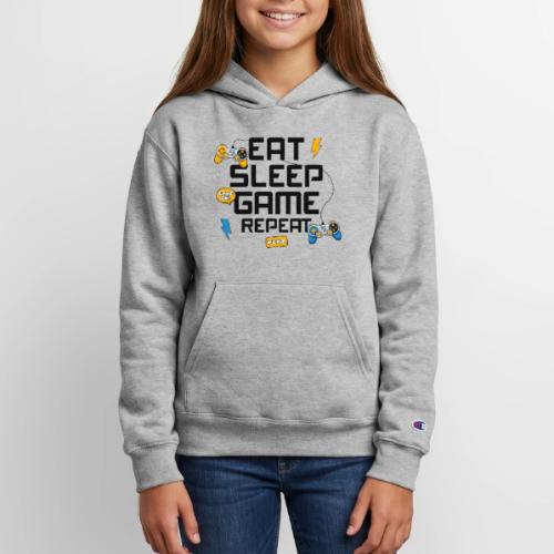 Eat Sleep Game Repeat! - Champion Youth Hoodie