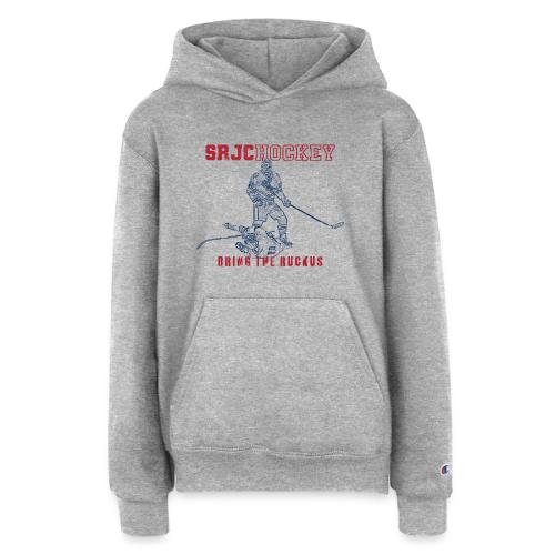 SRJC Hockey - Bring the Ruck (red/navy) - Champion Youth Hoodie