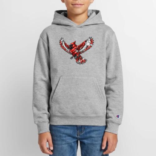 Cardinal in Flight - Champion Youth Hoodie