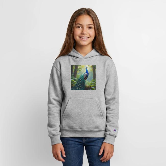 Majestic Peacock in Enchanted Forest