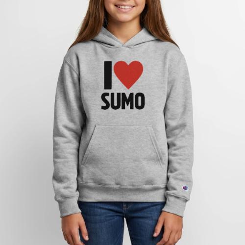 I Love Sumo – Bold Minimalist Sumo Wrestling Fan - Champion Youth Hoodie