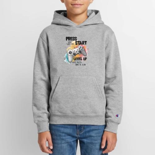 Press Start, Level Up - Champion Youth Hoodie